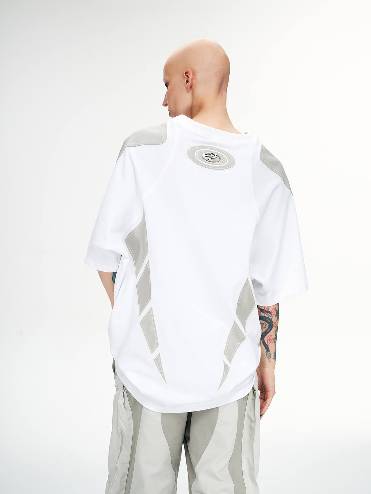 Personsoul Logo With Tassel Oversized T-Shirt-IYAMIUIO