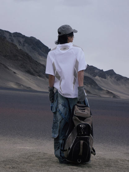 Personsoul Logo With Tassel Oversized T-Shirt-IYAMIUIO