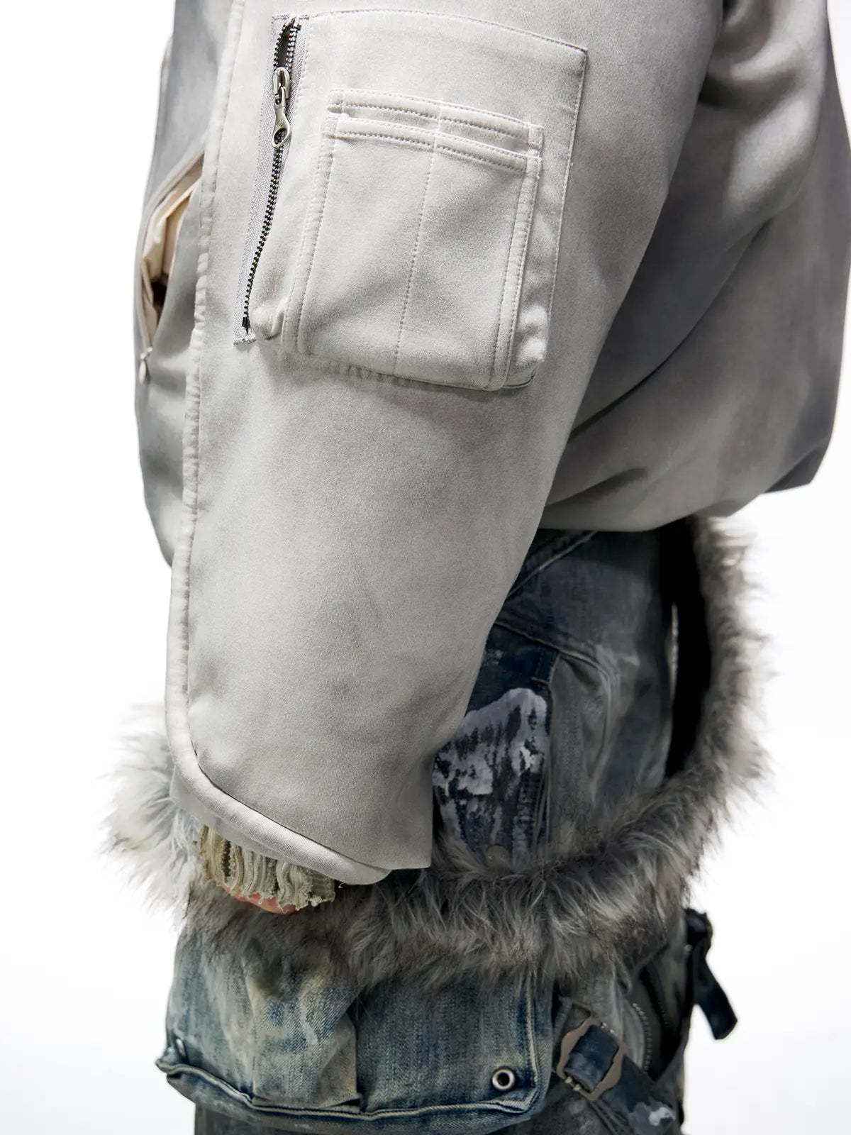 Personsoul Yuan Symbol Puffer Jacket-IYAMIUIO