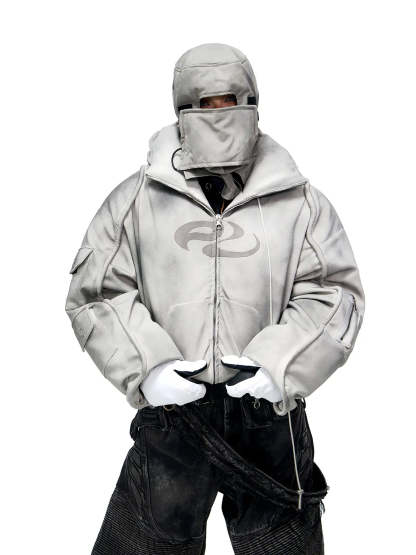 Personsoul Yuan Symbol Puffer Jacket-IYAMIUIO