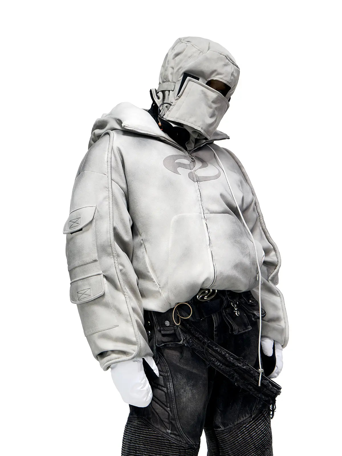 Personsoul Yuan Symbol Puffer Jacket-IYAMIUIO