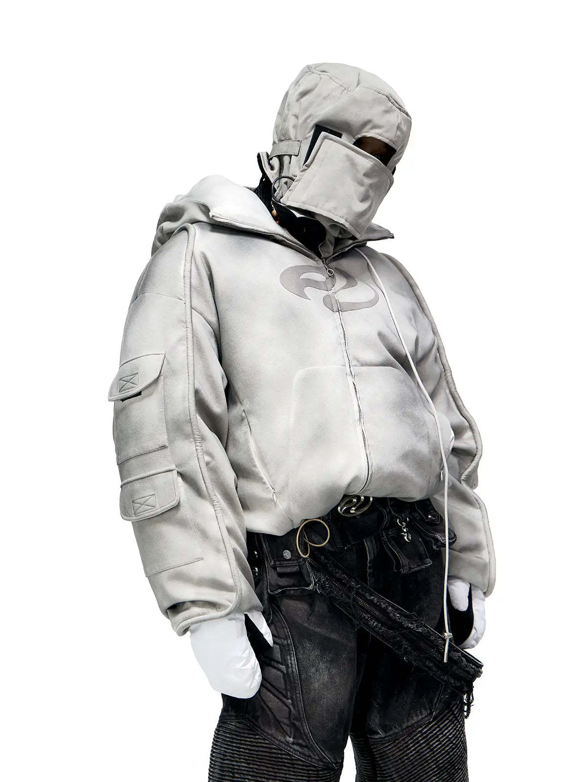 Personsoul Yuan Symbol Puffer Jacket-IYAMIUIO