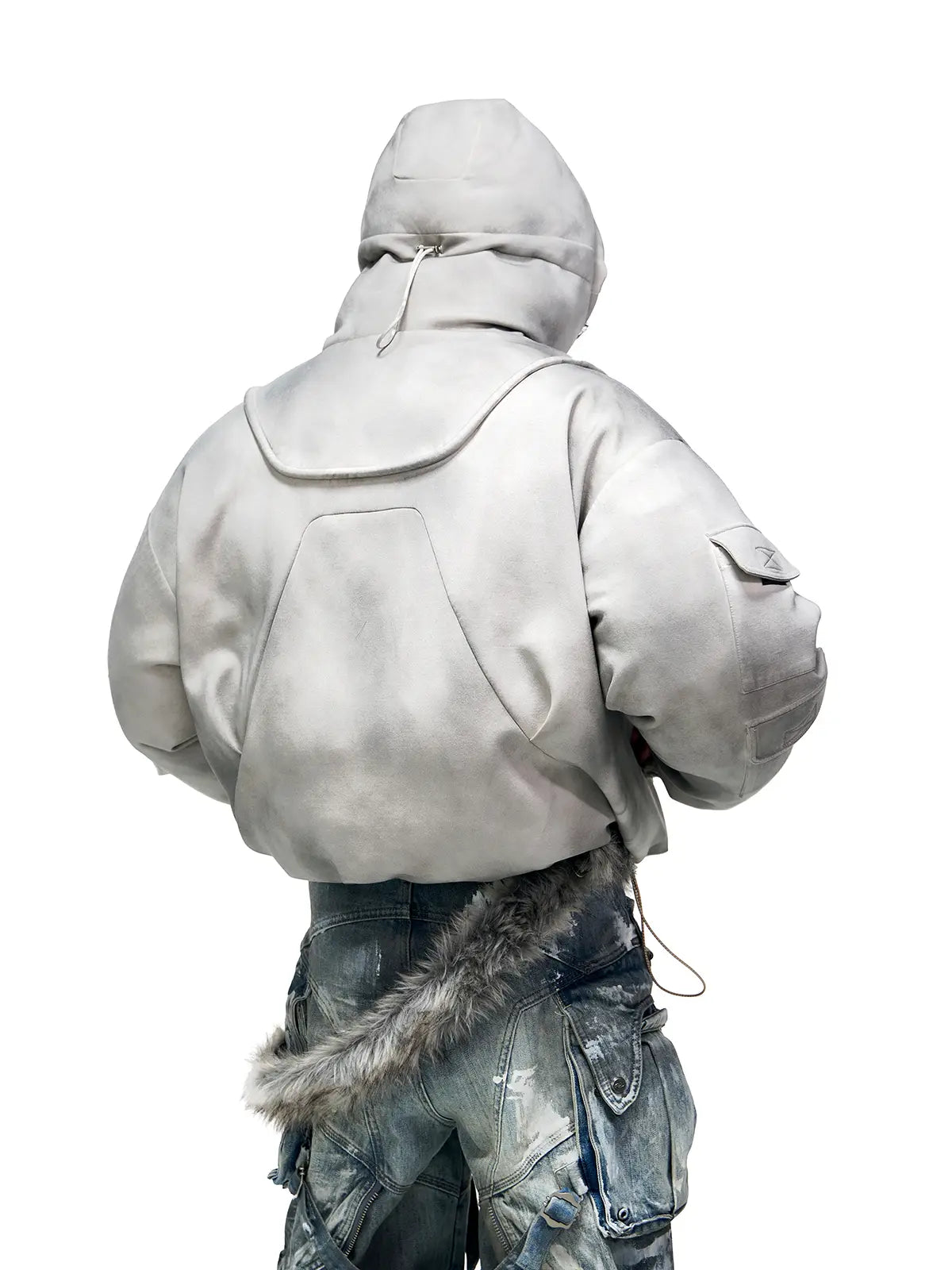 Personsoul Yuan Symbol Puffer Jacket-IYAMIUIO