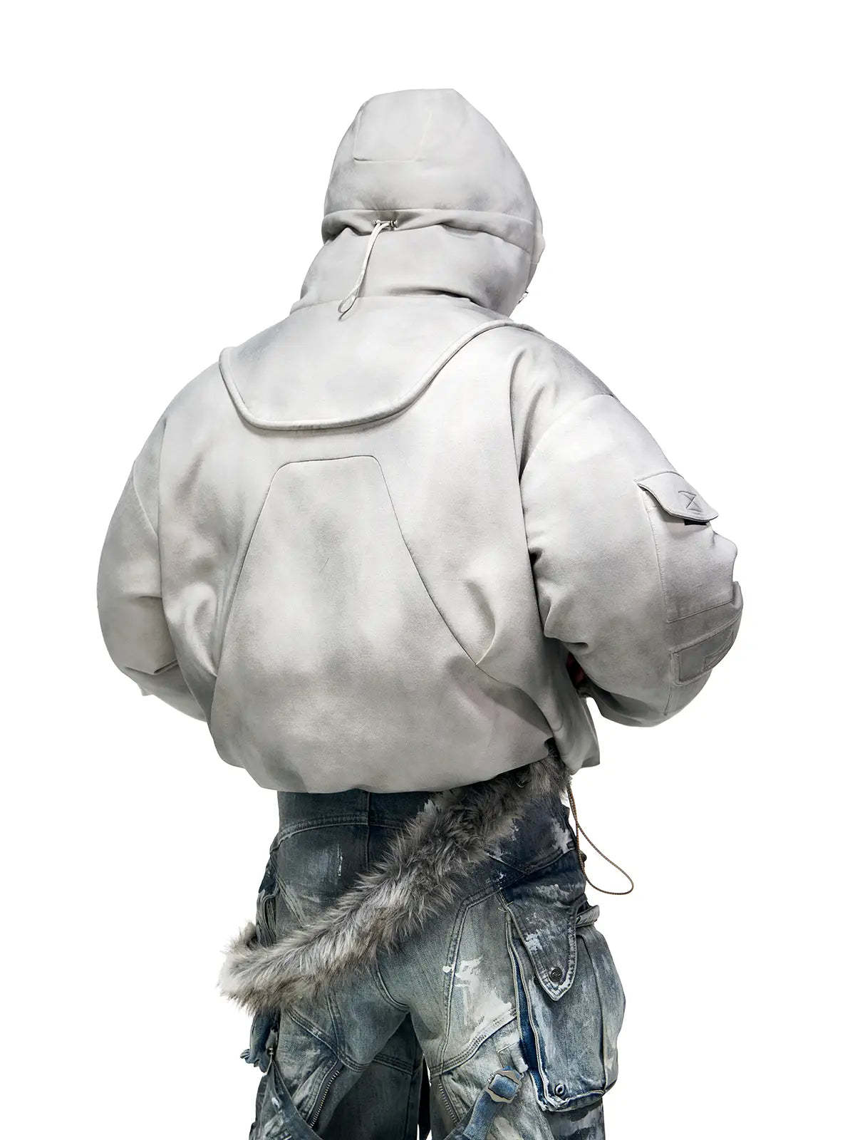 Personsoul Yuan Symbol Puffer Jacket-IYAMIUIO