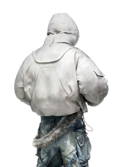 Personsoul Yuan Symbol Puffer Jacket-IYAMIUIO