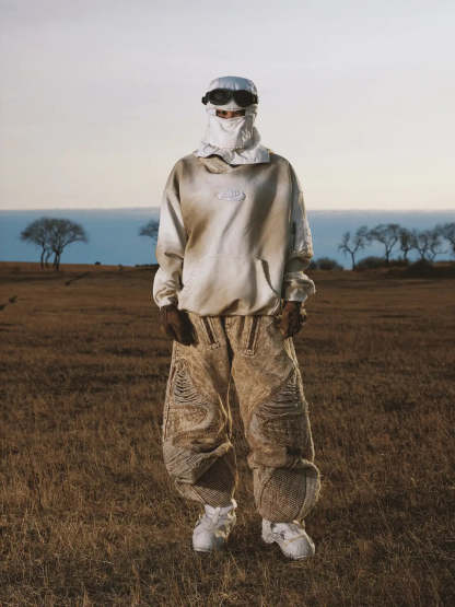 Personsoul Yuan Symbol Tie-Dye Gradient Hoodie-IYAMIUIO