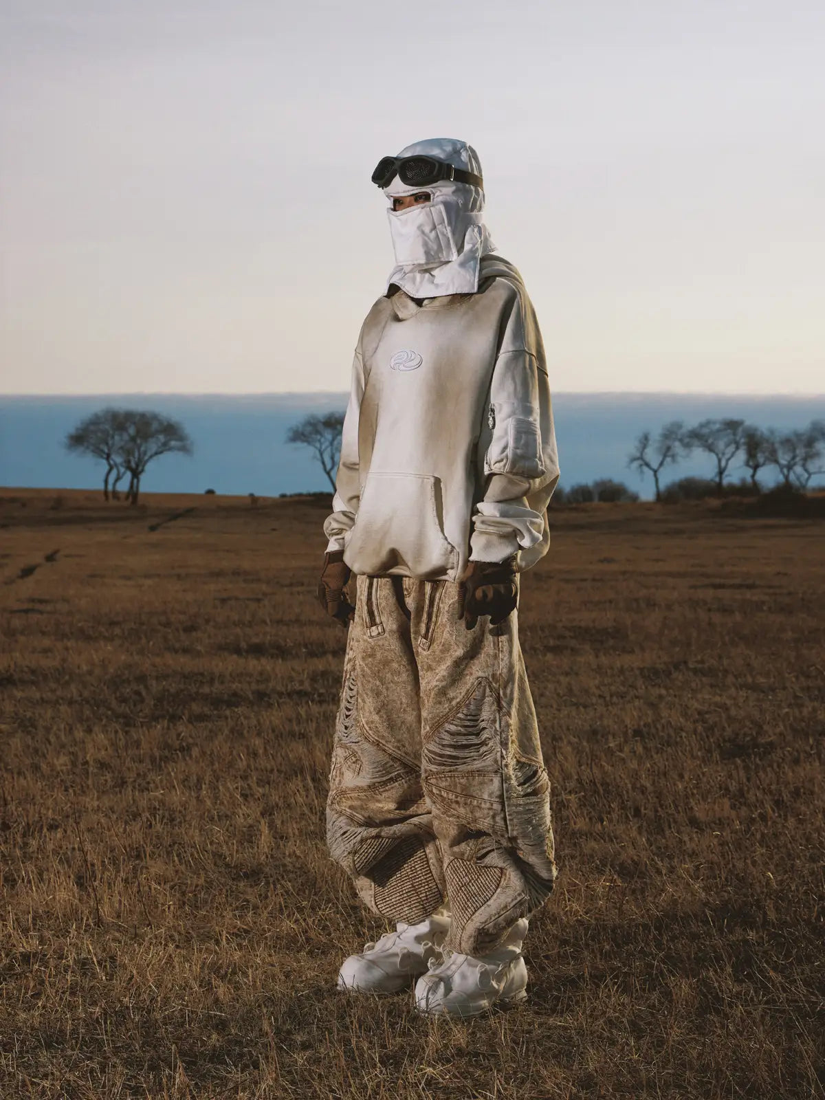 Personsoul Yuan Symbol Tie-Dye Gradient Hoodie-IYAMIUIO