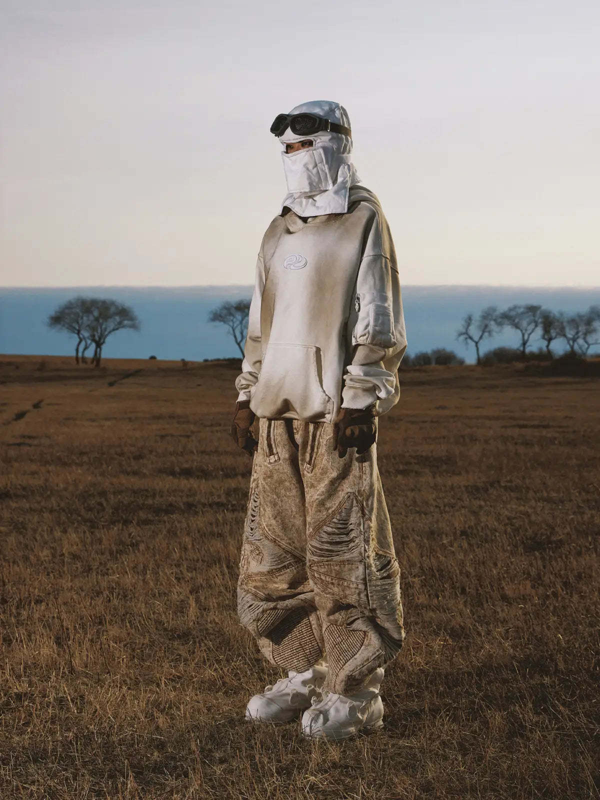 Personsoul Yuan Symbol Tie-Dye Gradient Hoodie-IYAMIUIO