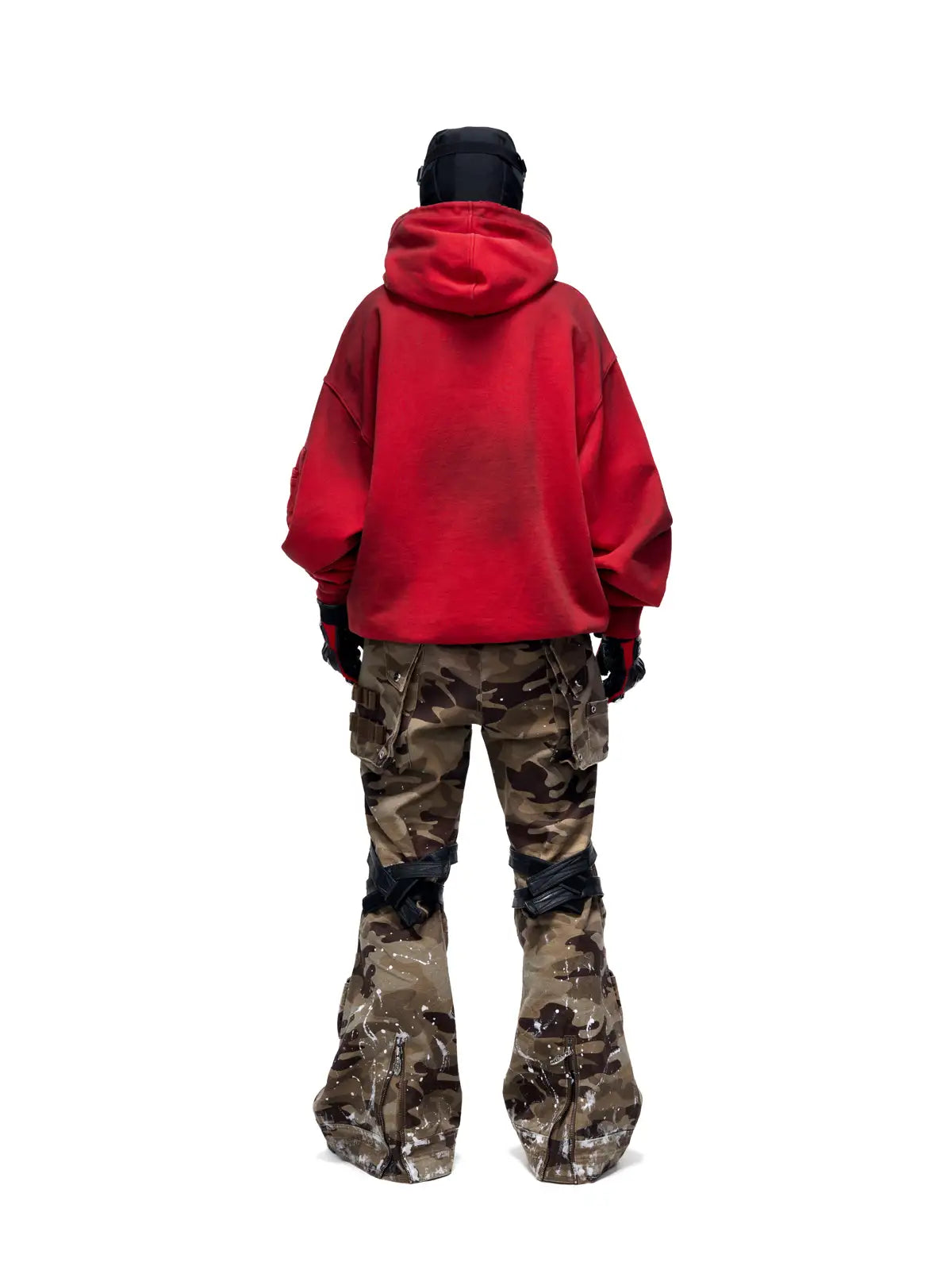 Personsoul Yuan Symbol Tie-Dye Gradient Hoodie-IYAMIUIO