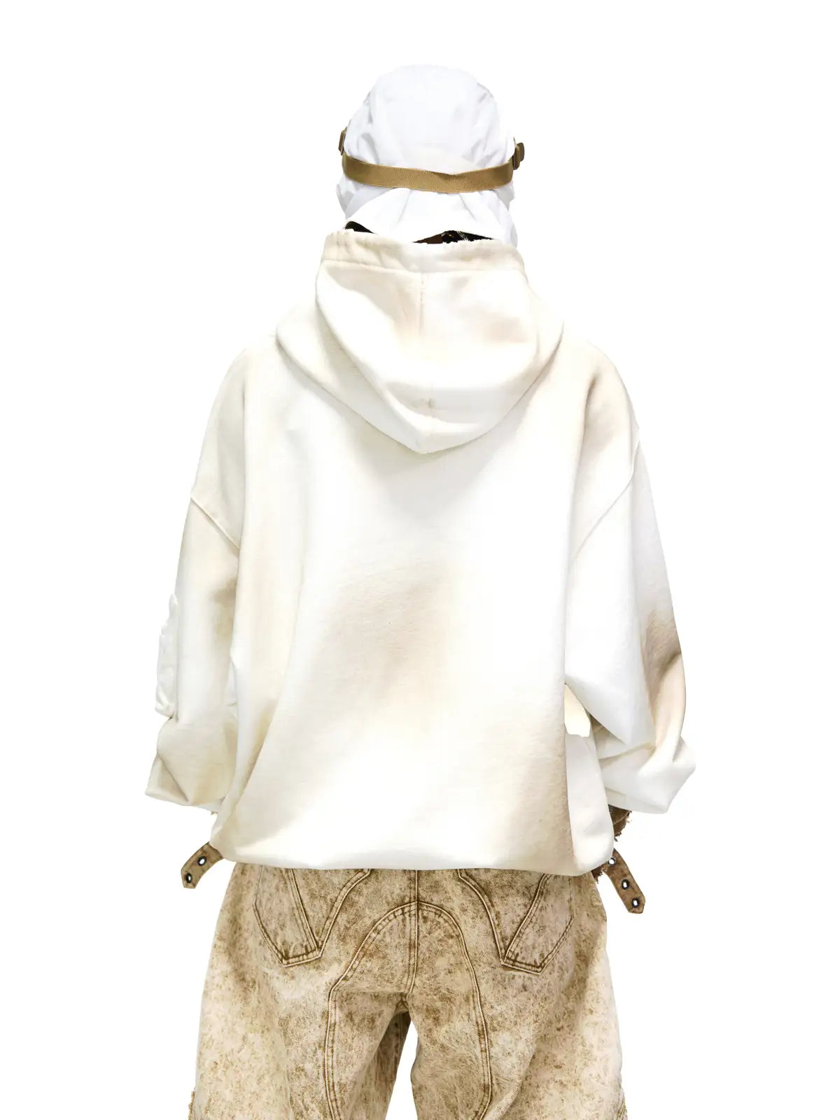 Personsoul Yuan Symbol Tie-Dye Gradient Hoodie-IYAMIUIO