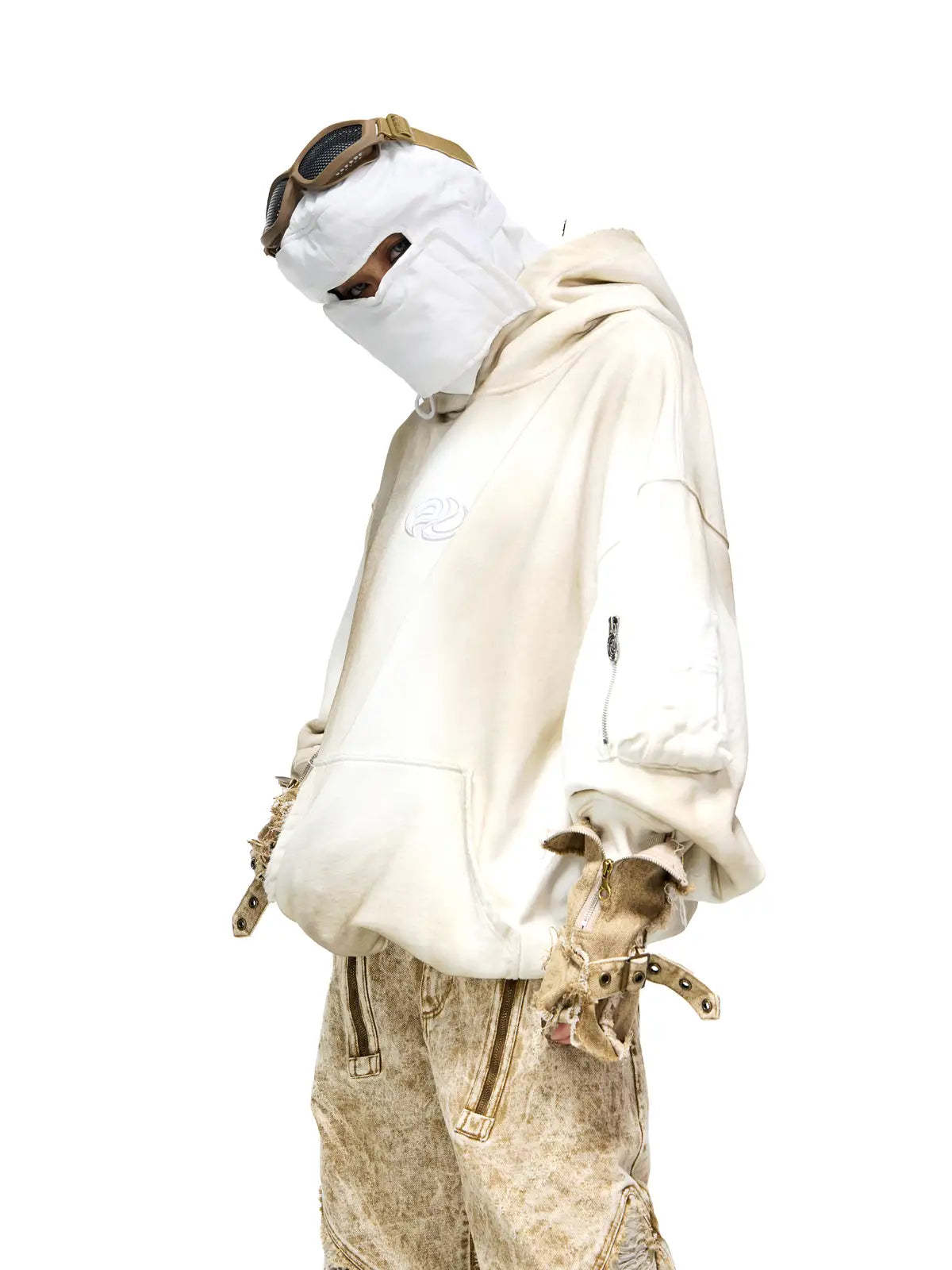 Personsoul Yuan Symbol Tie-Dye Gradient Hoodie-IYAMIUIO