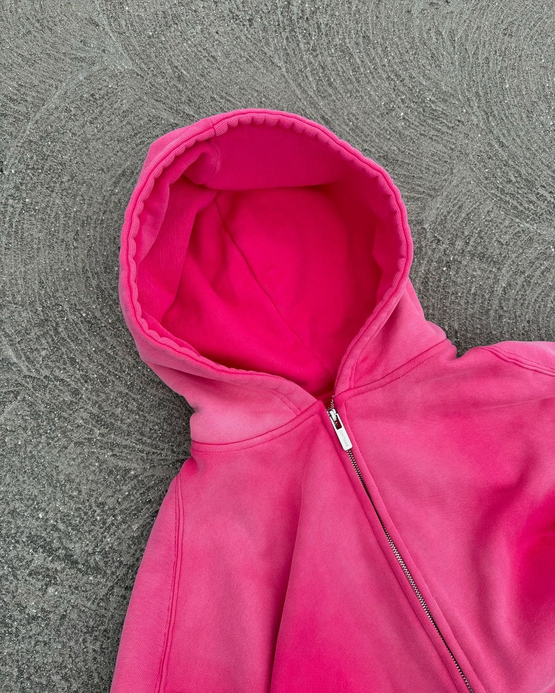 Washed vintage zip up-IYAMIUIO