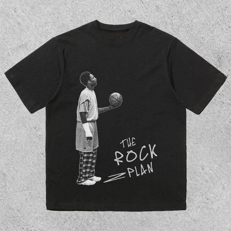 The new ball frame is gone casual street basketball T-shirt-IYAMIUIO