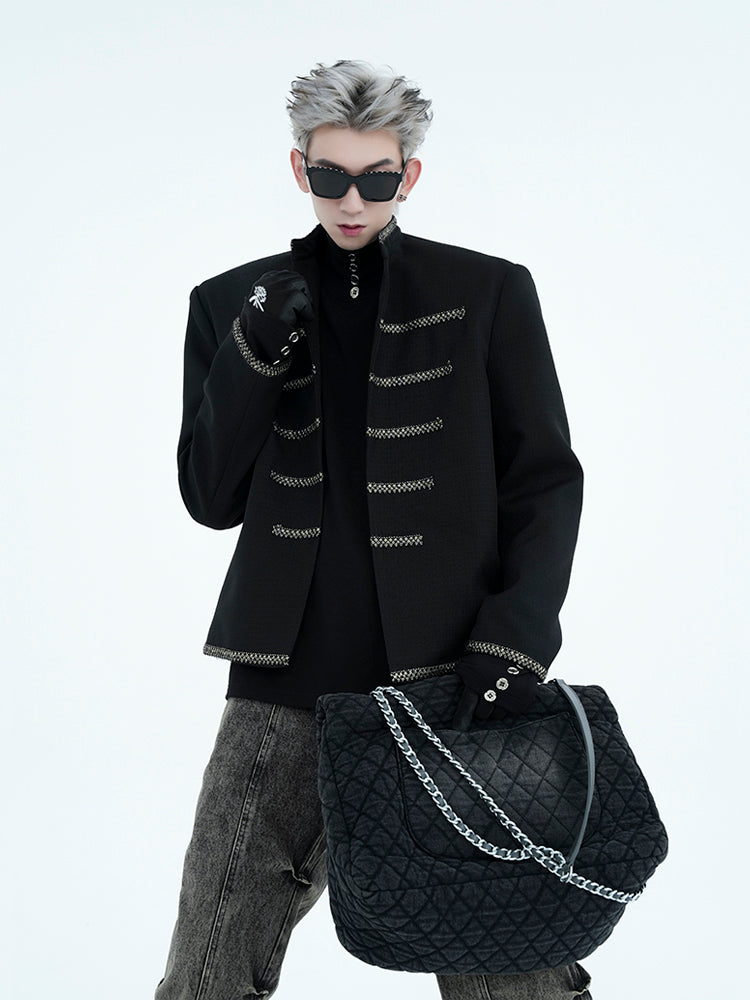 【24s Aug.】Palace Style Padded Shoulder Jacket-IYAMIUIO