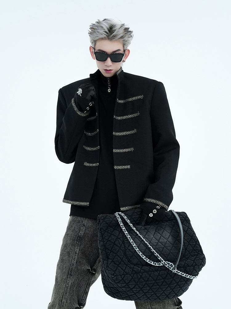 【24s Aug.】Palace Style Padded Shoulder Jacket-IYAMIUIO