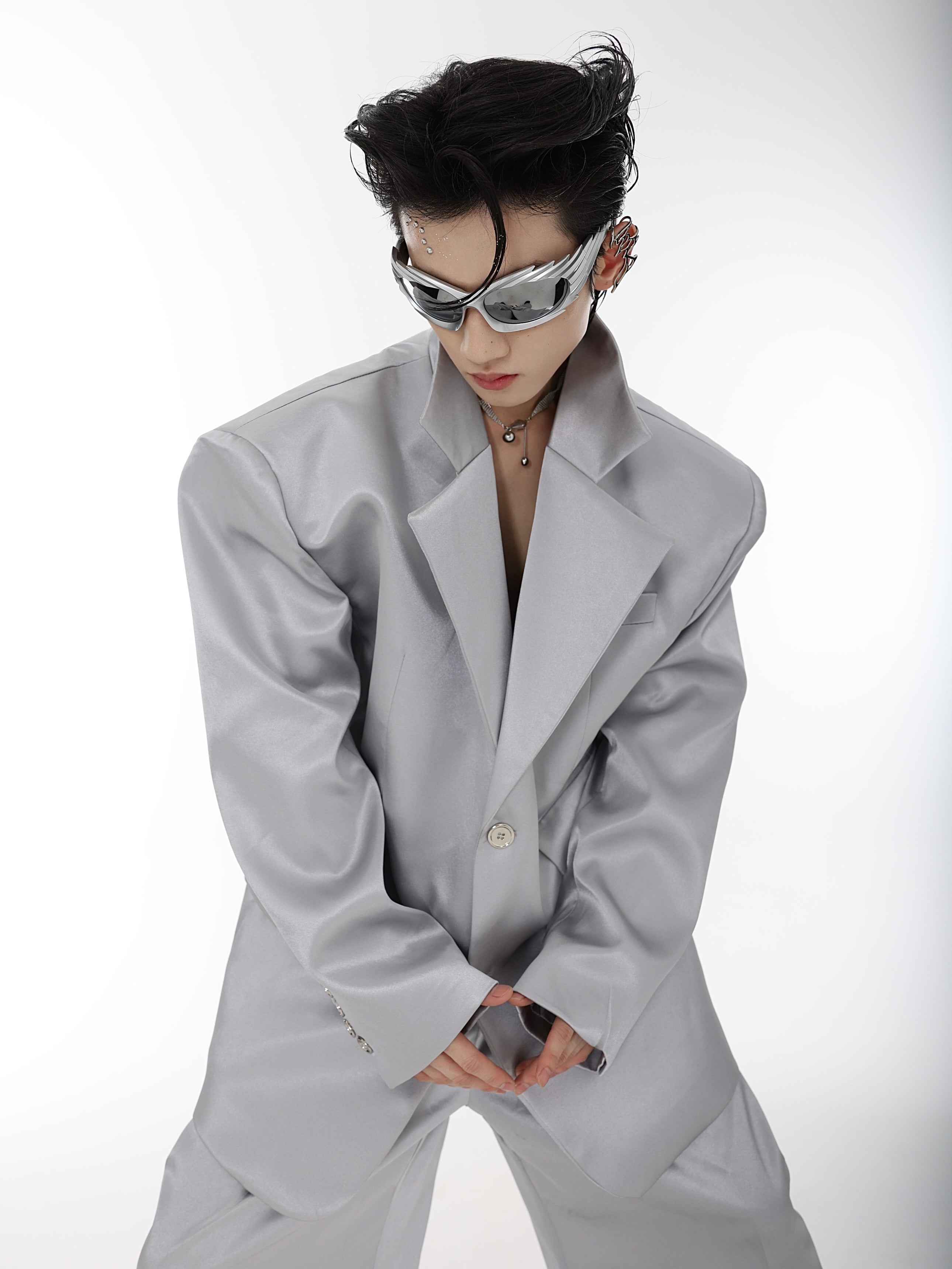 【23s August.】Simple Shoulder Pad Suit-IYAMIUIO