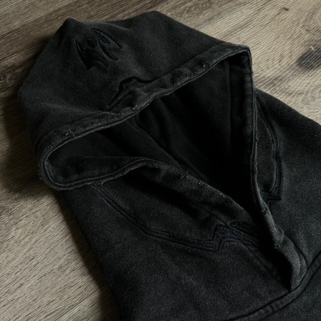 JJK Vintage Washed Hoodie-IYAMIUIO