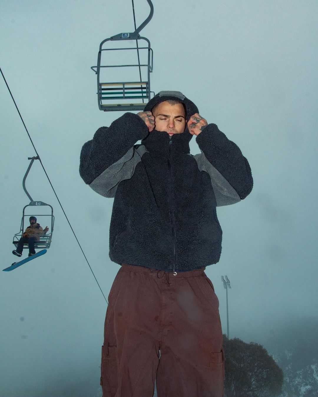 Yeti Fleece Hoodie-IYAMIUIO