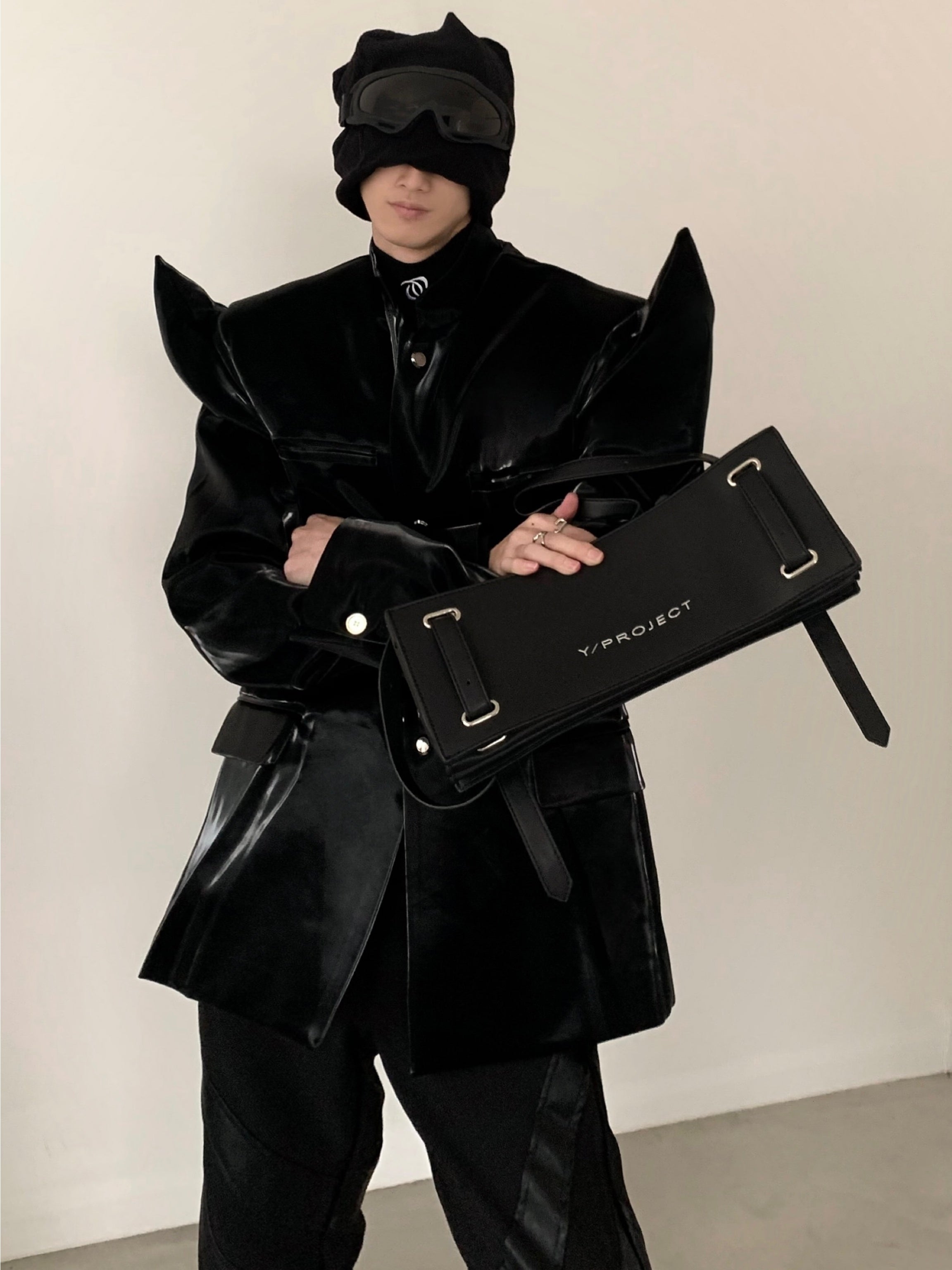 【24s March.】Special-shaped Trendy Design Black Jacket-IYAMIUIO