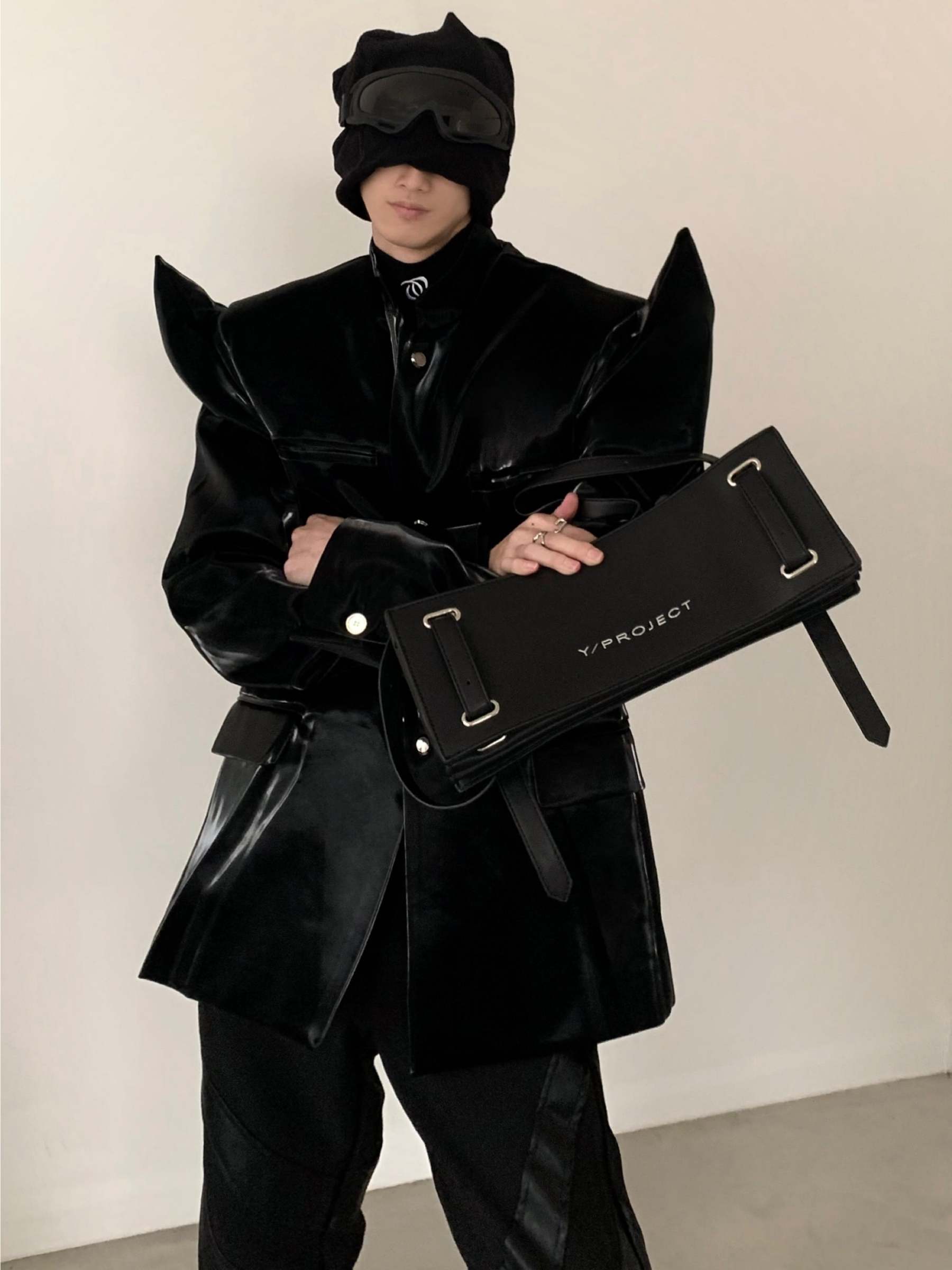 【24s March.】Special-shaped Trendy Design Black Jacket-IYAMIUIO