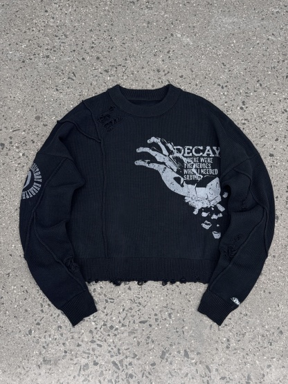 "DECAY" Knit-IYAMIUIO