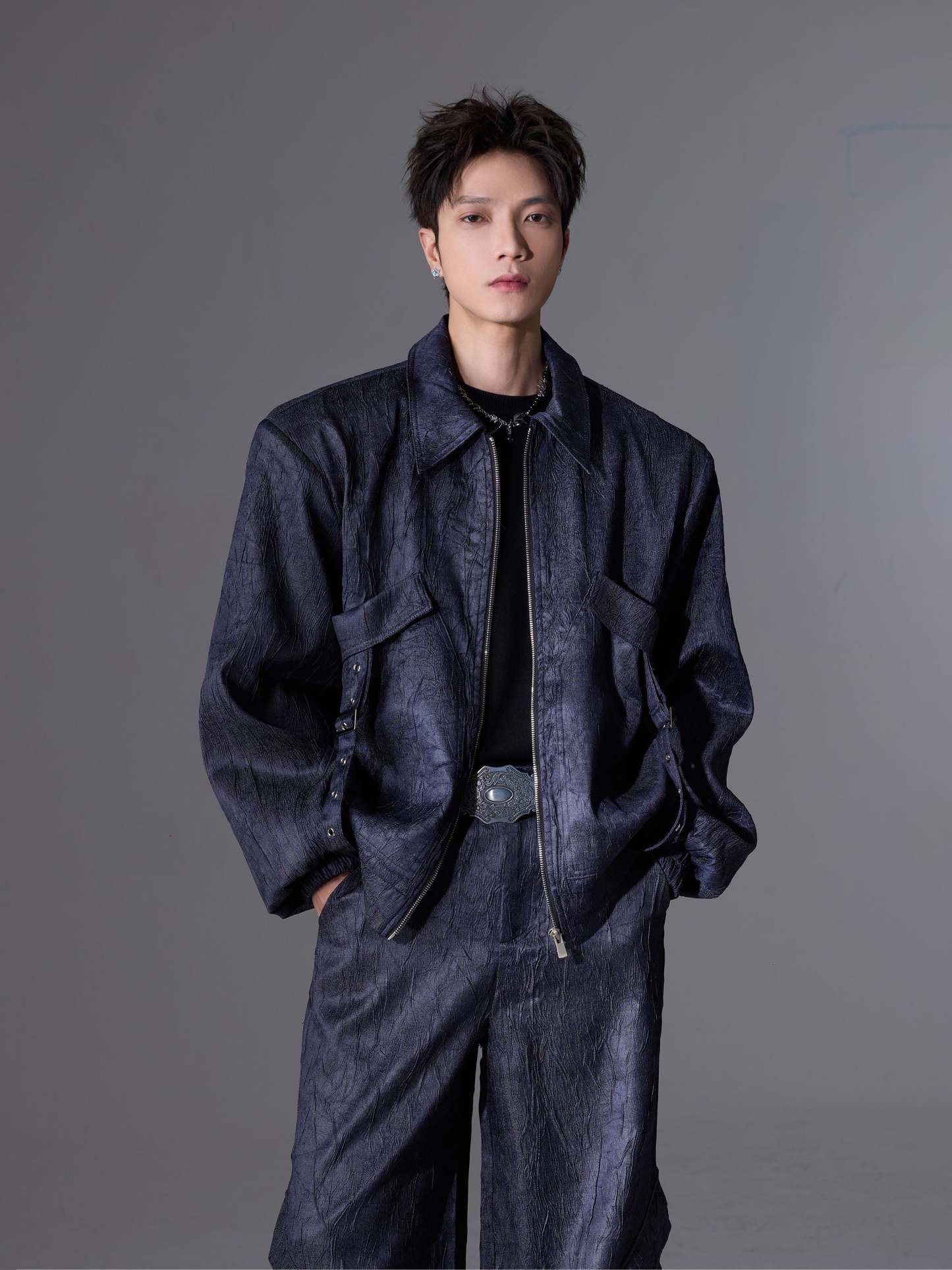 【24s April.】3D Textured Ribbon Jacket-IYAMIUIO