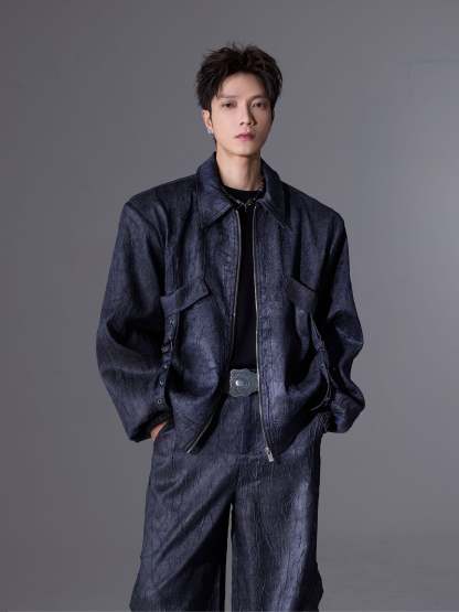 【24s April.】3D Textured Ribbon Jacket-IYAMIUIO