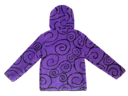 One Piece Gomu Gear 5th Half Zip Sherpa Hoodie-IYAMIUIO