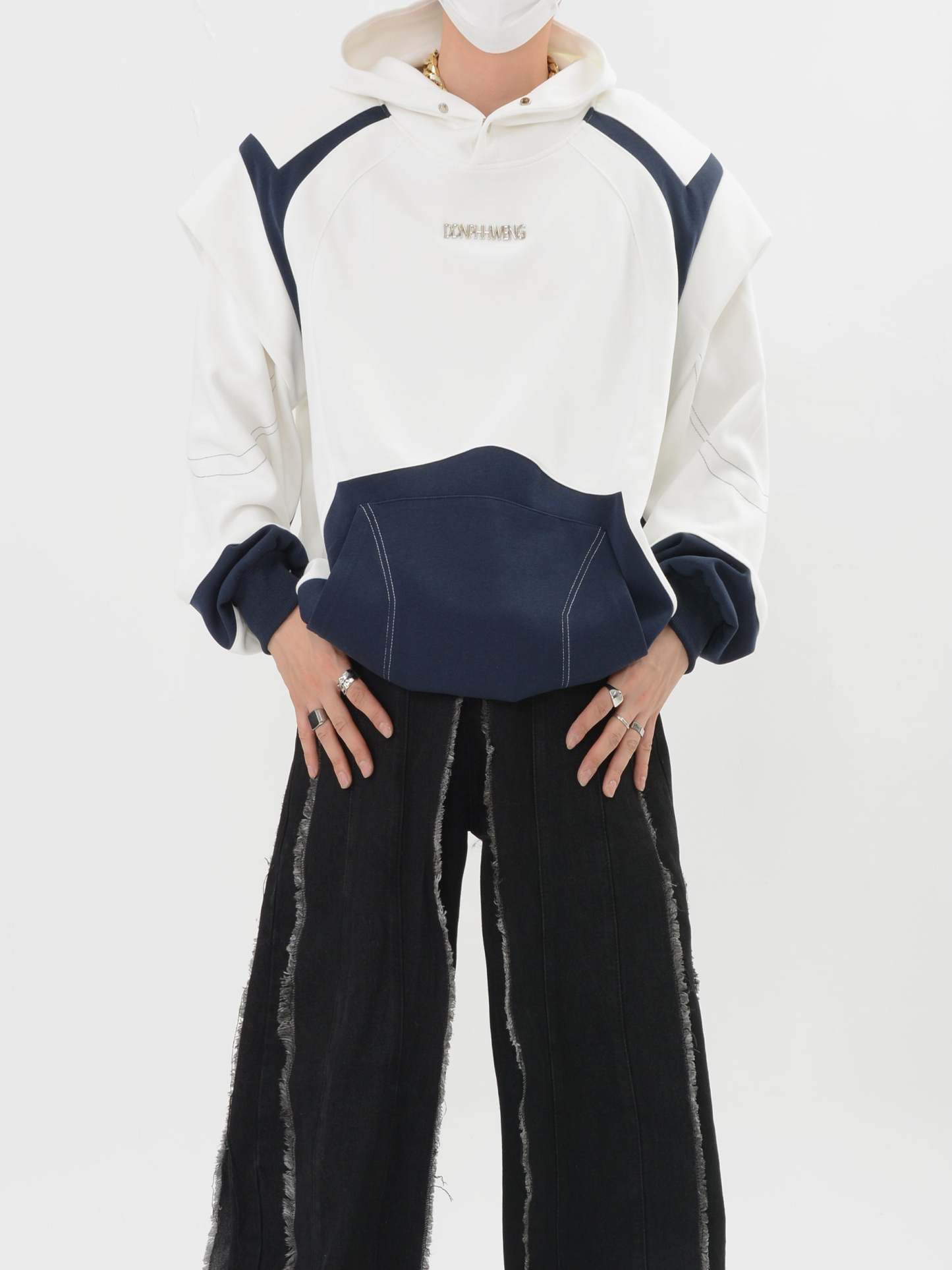 【24s Sep.】Metal Decor Hoodie Jacket-IYAMIUIO