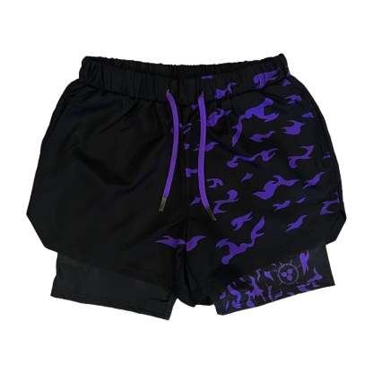 Curse Performance Shorts - Black - NARUTO-IYAMIUIO