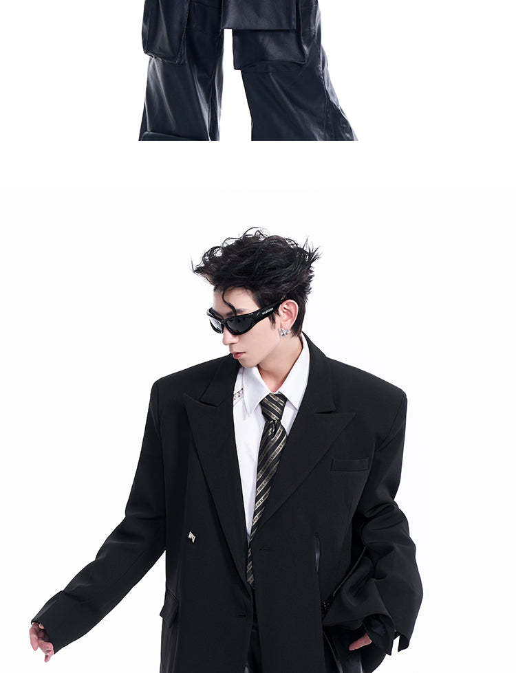 【24s Oct.】Men’s Split Hem Blazer-IYAMIUIO