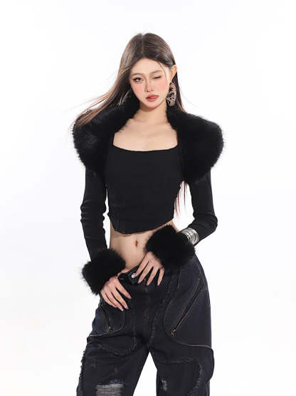 【24s April.】Zippered 3D Large Pocket Jeans-IYAMIUIO