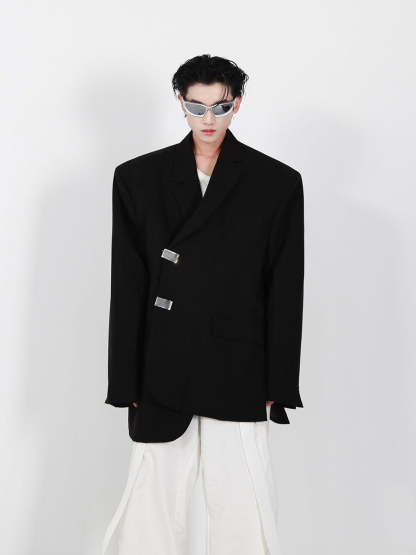 Irregular Slit Design Jacket-IYAMIUIO