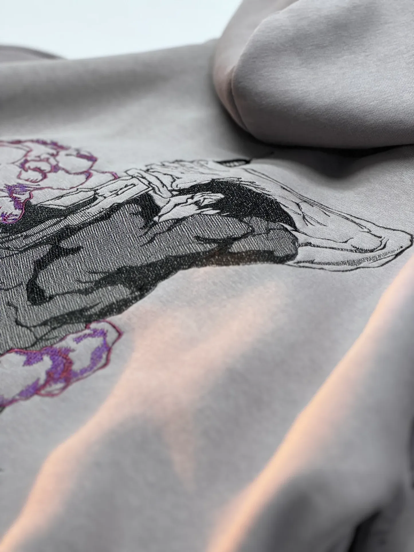 JJK Embroidered Hoodie-IYAMIUIO