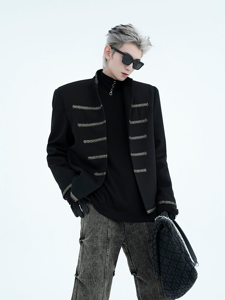 【24s Aug.】Palace Style Padded Shoulder Jacket-IYAMIUIO