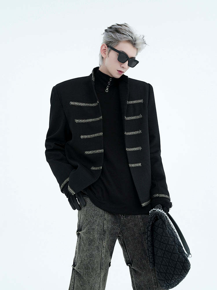 【24s Aug.】Palace Style Padded Shoulder Jacket-IYAMIUIO