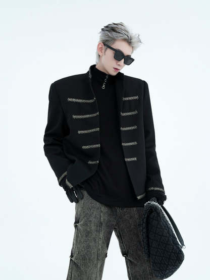 【24s Aug.】Palace Style Padded Shoulder Jacket-IYAMIUIO