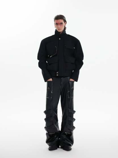 【24s Oct.】Heavy Duty Multi-pocket Functional Work Jacket-IYAMIUIO