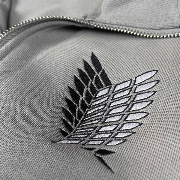 Wings of Freedom Quarter-Zip - AOT-IYAMIUIO