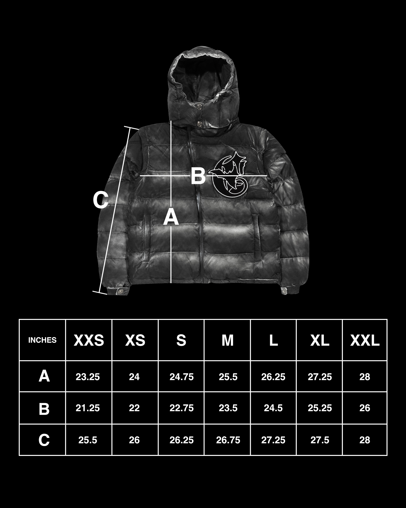 CORVIDITCH WASHED PUFFER (COAL)-IYAMIUIO