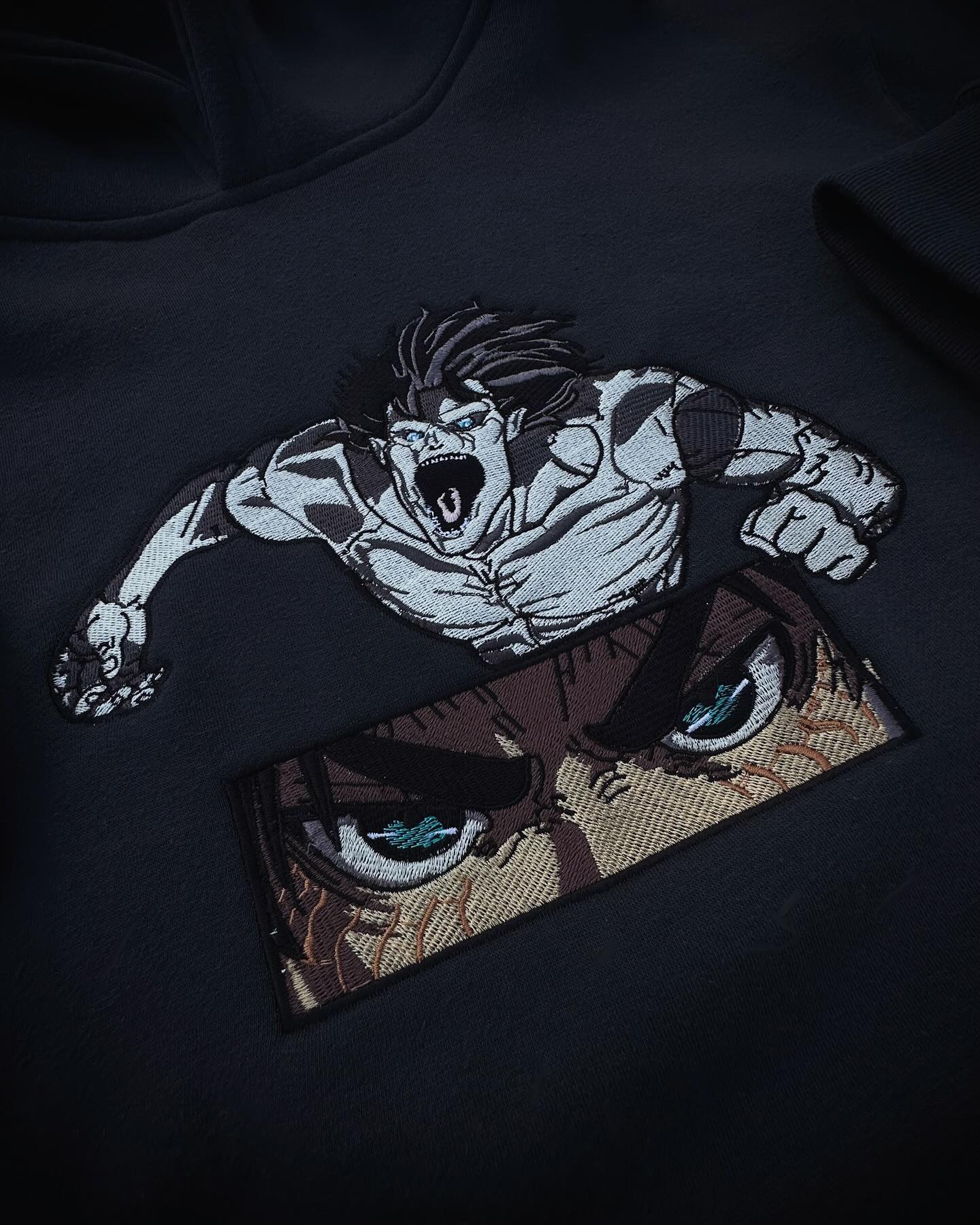AOT-Embroidered Hoodie-IYAMIUIO