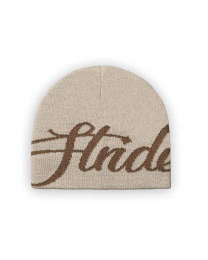 Logo Beanie Beige-IYAMIUIO