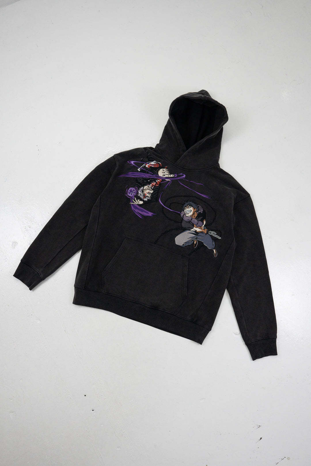 JJK Embroidered Hoodie-IYAMIUIO