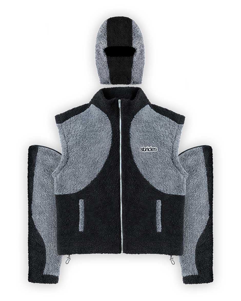 Detachable Fleece Black-IYAMIUIO