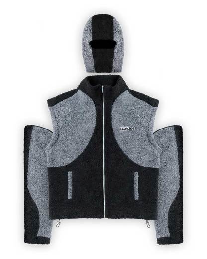 Detachable Fleece Black-IYAMIUIO