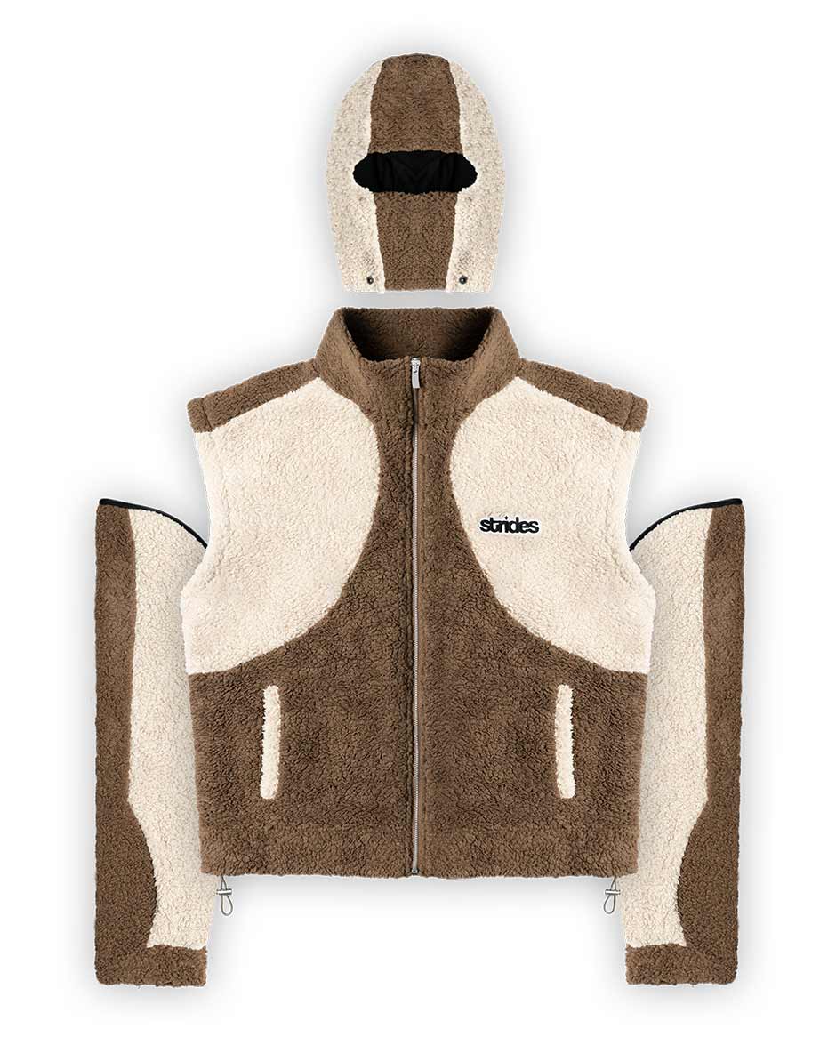 Detachable Fleece Brown-IYAMIUIO