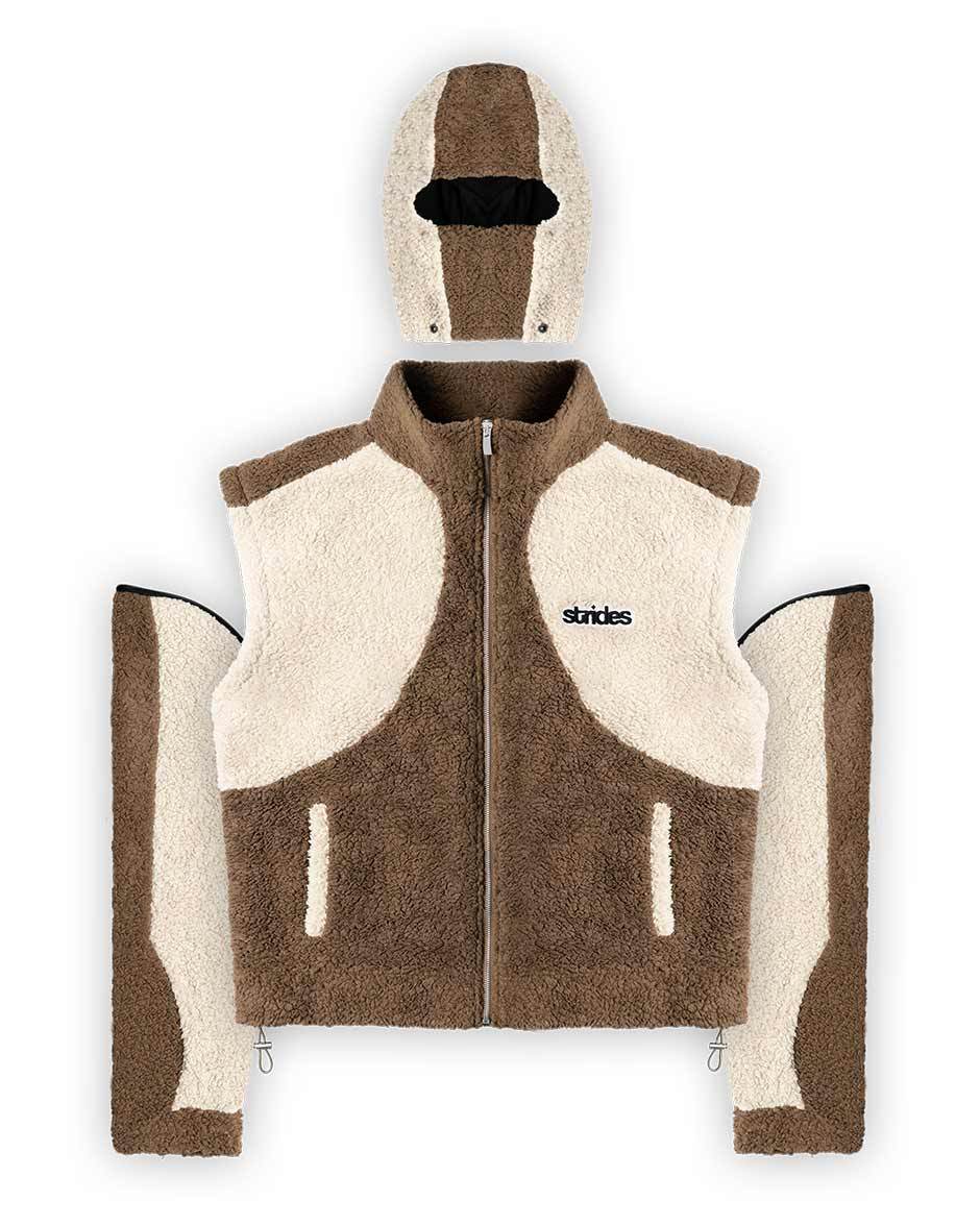 Detachable Fleece Brown-IYAMIUIO