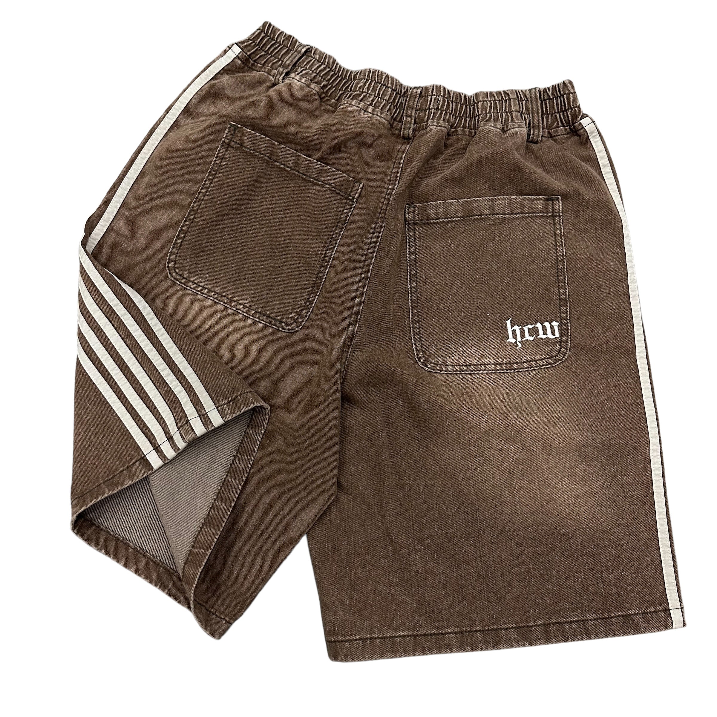 TRACK JORTS (BROWN)-IYAMIUIO