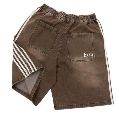 TRACK JORTS (BROWN)-IYAMIUIO
