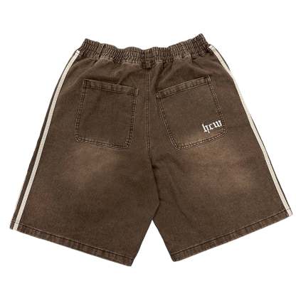 TRACK JORTS (BROWN)-IYAMIUIO